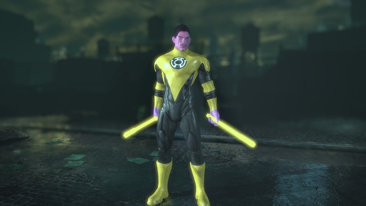 Batman: Arkham City — Sinestro instead of Nightwing