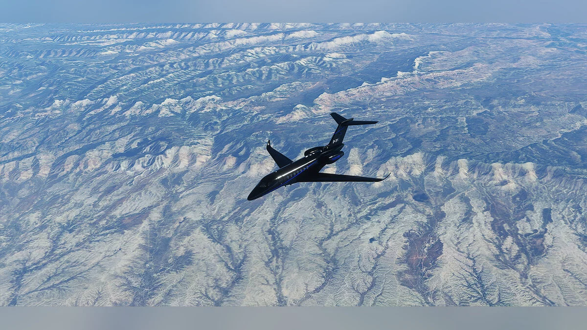 Microsoft Flight Simulator — Чорне забарвлення для літака Cessna