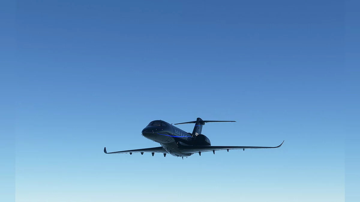 Microsoft Flight Simulator — Чорне забарвлення для літака Cessna