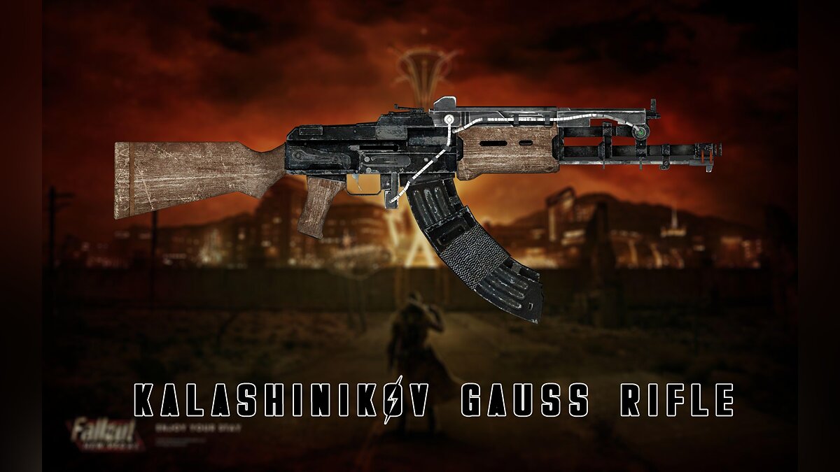 Fallout: New Vegas — Kalashnikov Gauss assault rifle