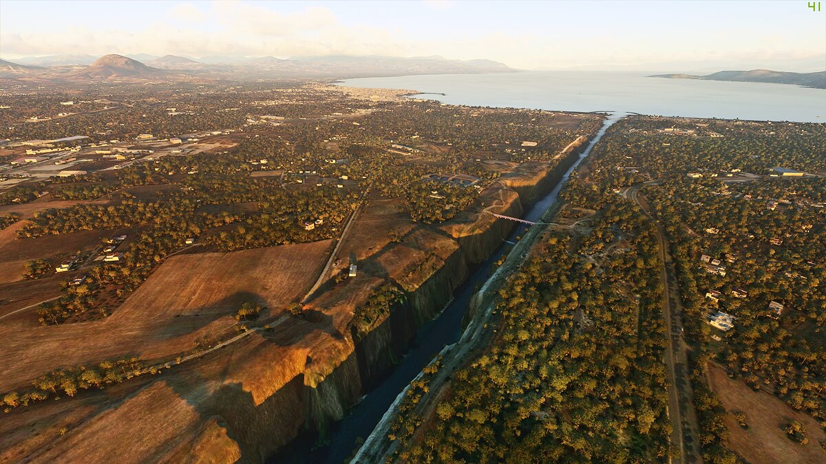 Microsoft Flight Simulator — Corinth Canal - Greece