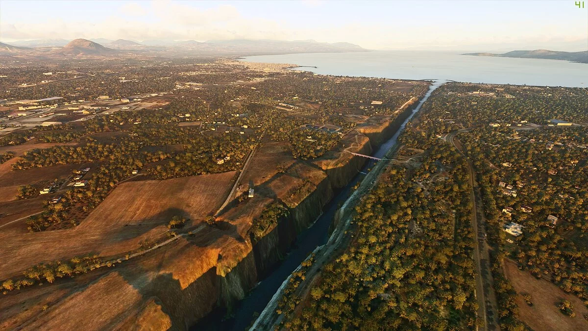 Microsoft Flight Simulator — Corinth Canal - Greece