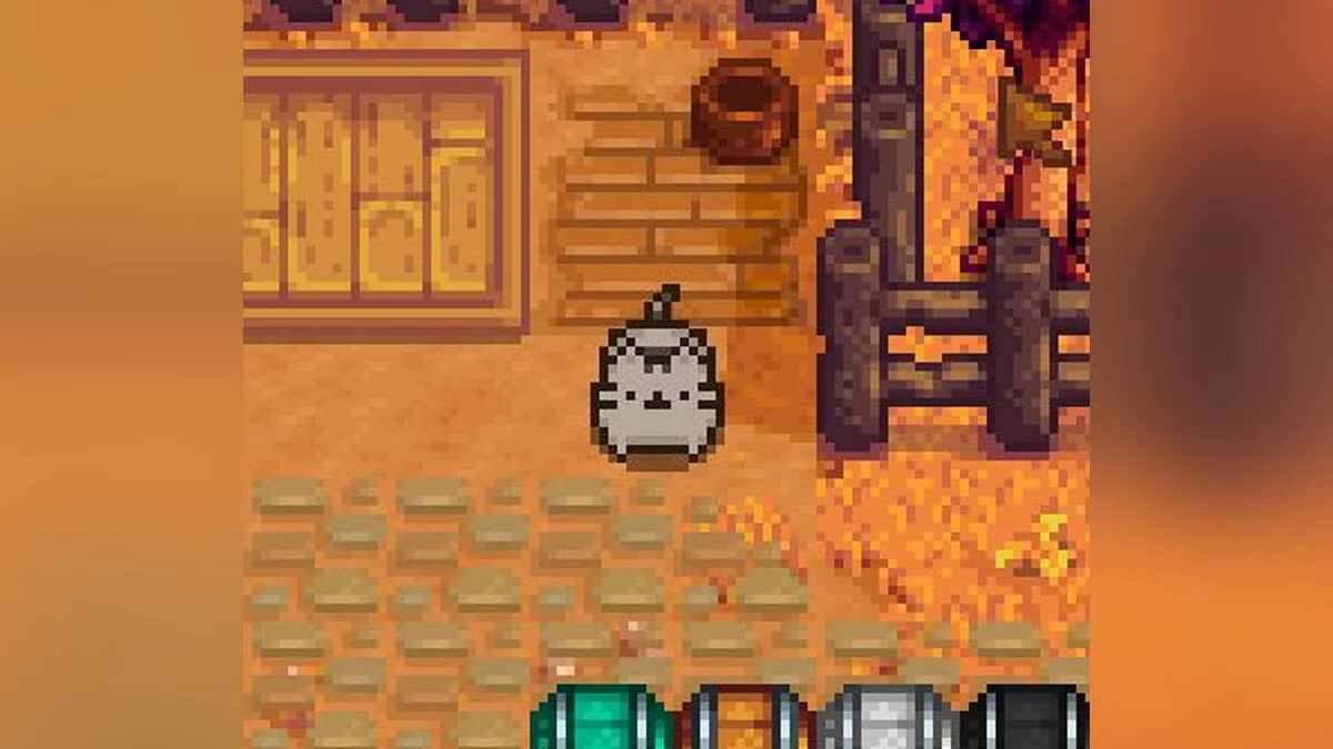 Stardew Valley — Кот Пушин для Content Patcher