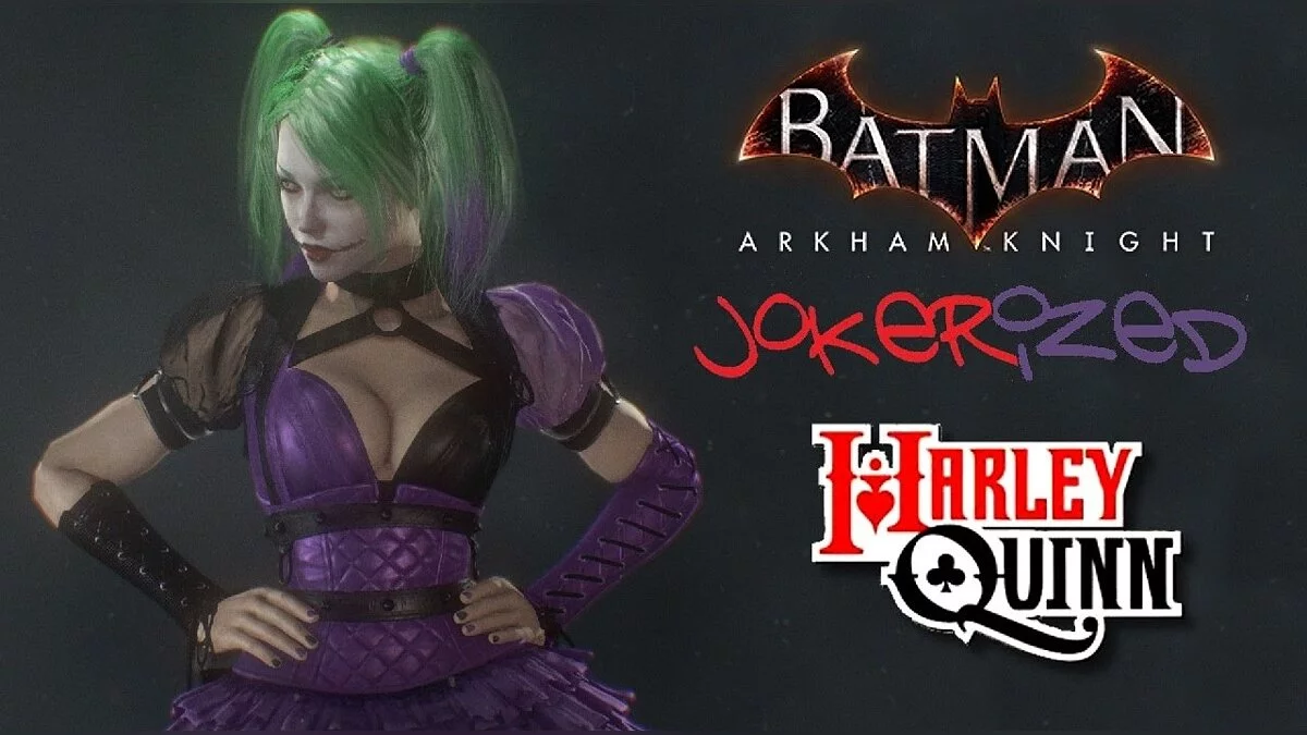 Batman: Arkham Knight Game of the Year Edition — Harley Quinn in Joker style