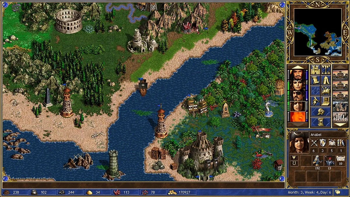 Heroes of Might and Magic 3 Complete (Collector&#039;s Edition) — Carta Serpiente y Trueno