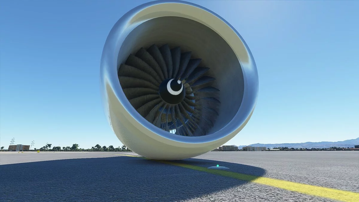 Microsoft Flight Simulator — Летающий двигатель