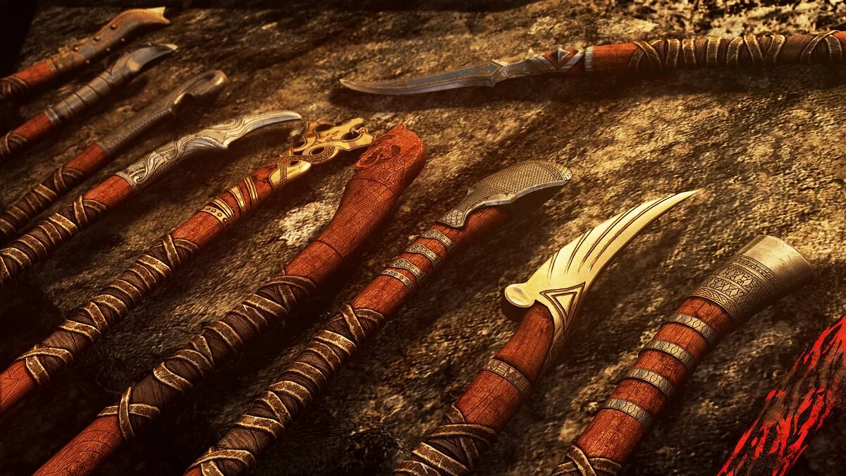 Elder Scrolls 5: Skyrim Special Edition — Топор Левиафана из игры God of War