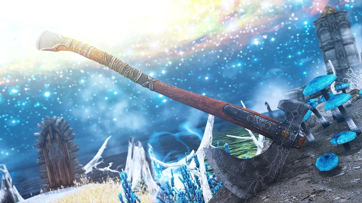 Elder Scrolls 5: Skyrim Special Edition — Топор Левиафана из игры God of War