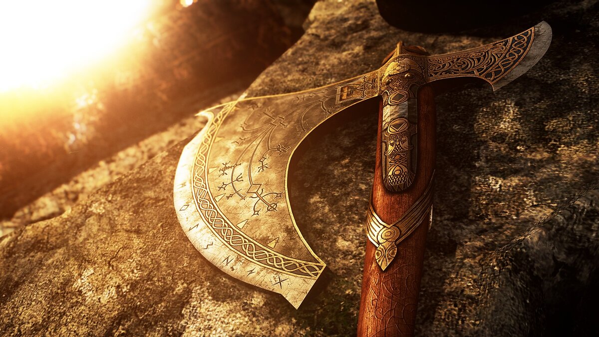 Elder Scrolls 5: Skyrim Special Edition — Leviathan Ax from God of War