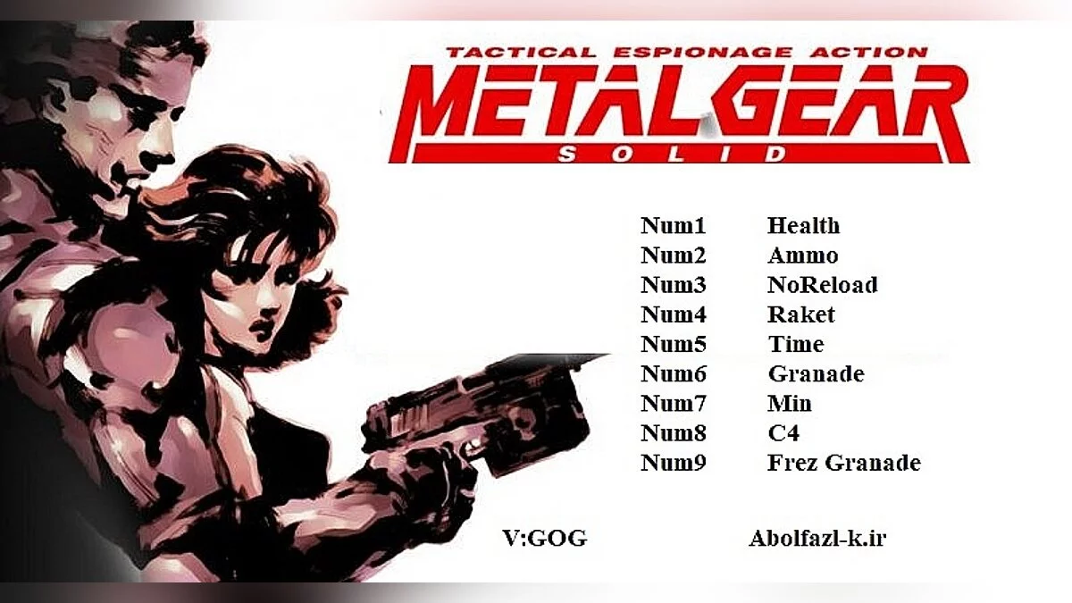 Metal Gear Solid — Entrenador (+9) [1.0 / GOG]