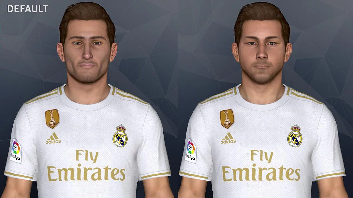 Pro Evolution Soccer 2017 — Поліпшені особи