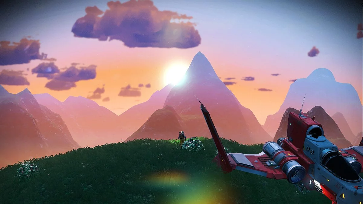 No Man&#039;s Sky — Detalle del planeta mejorado