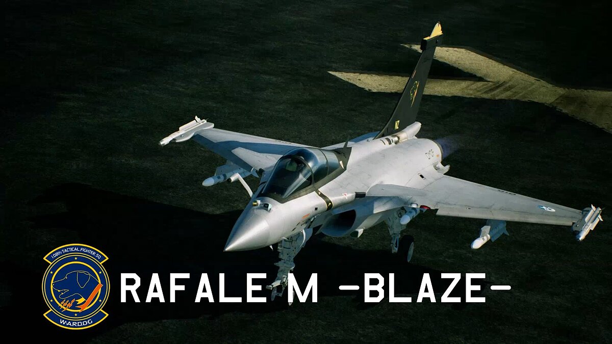 Ace Combat 7: Skies Unknown — Rafale M livery based on the Wardog squadron