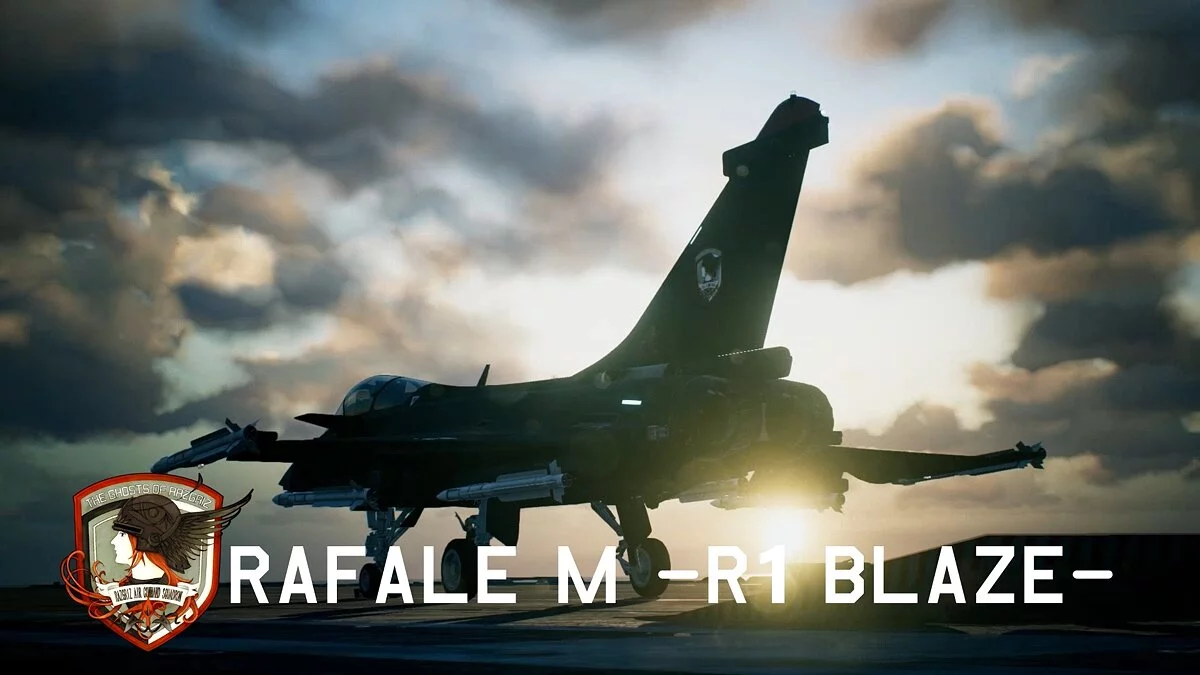 Ace Combat 7: Skies Unknown — Забарвлення для літака Rafale M на основі ескадрильї Wardog