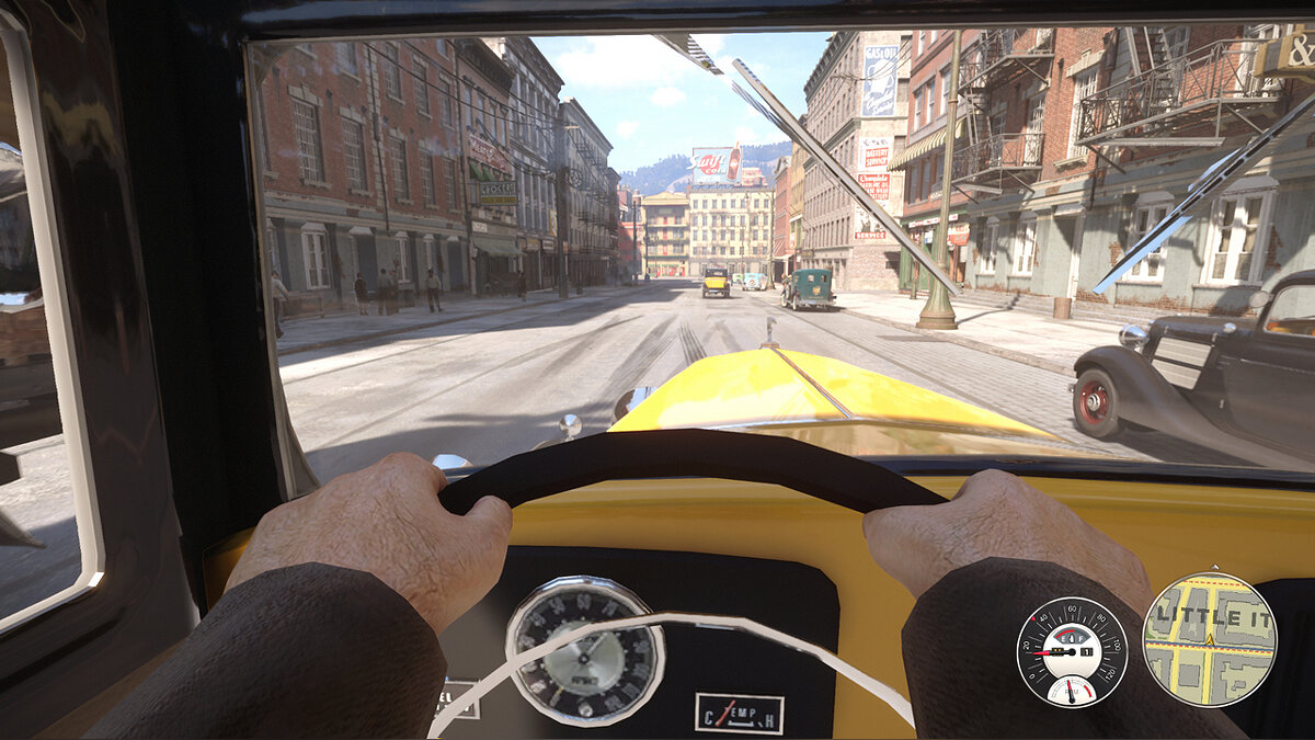 Mafia: Definitive Edition — First person view in cars