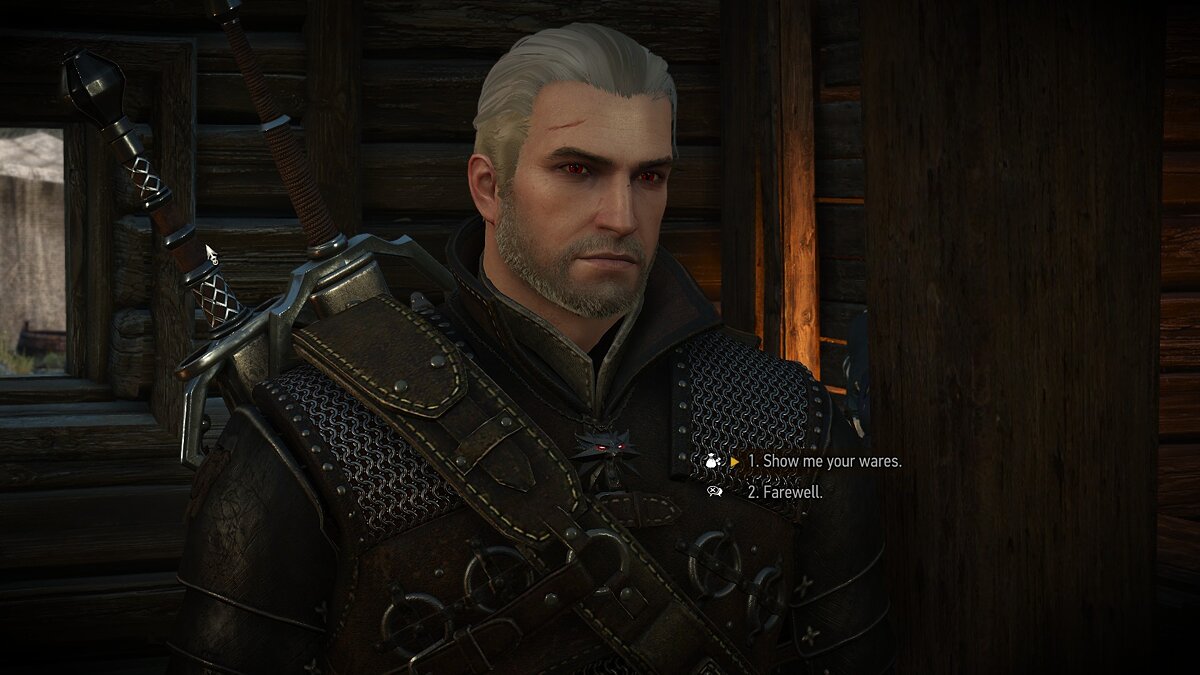 The Witcher 3: Wild Hunt - Complete Edition — Geralt's red eyes