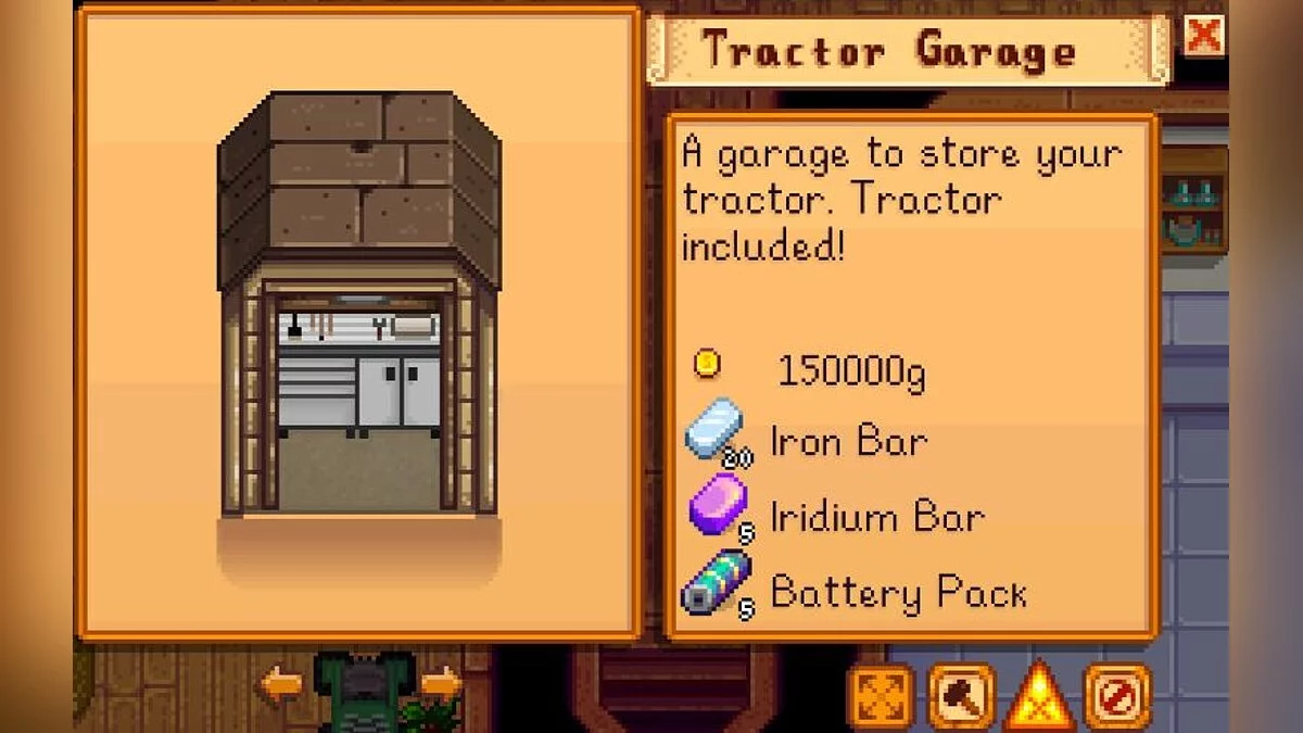 Stardew Valley — Трактор
