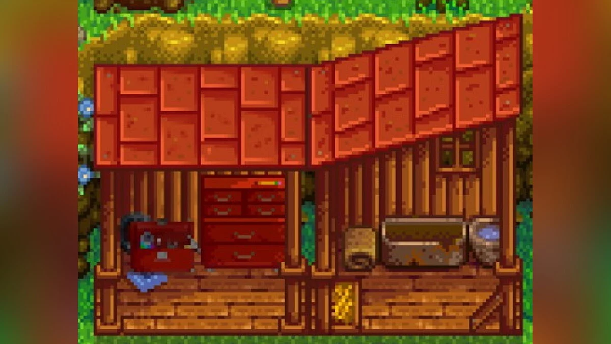 Stardew Valley — Сільський гараж для трактора