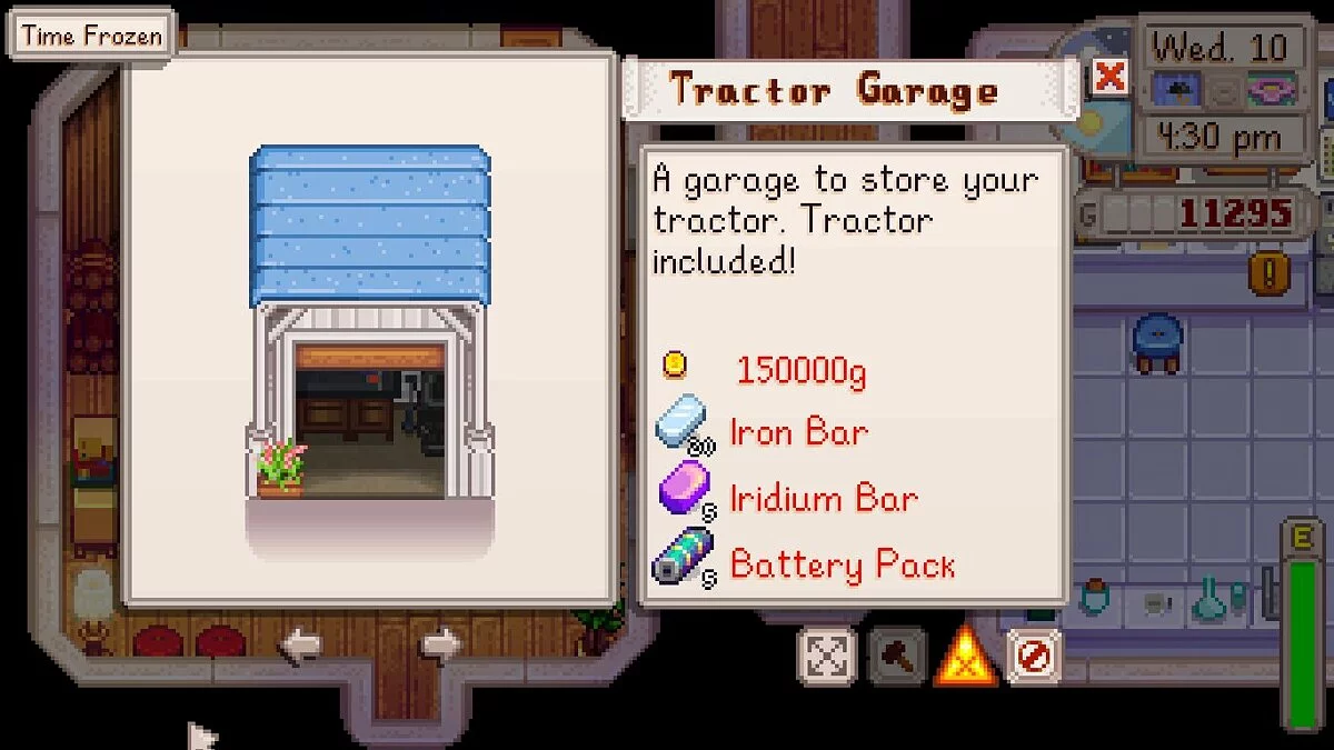 Stardew Valley — Modern style garage