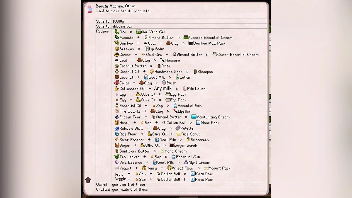 Stardew Valley — Больше косметики