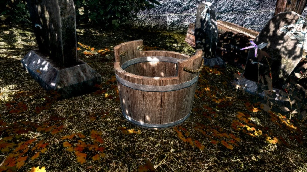 The Elder Scrolls 5: Skyrim Legendary Edition — Деревянные ведра в 4K