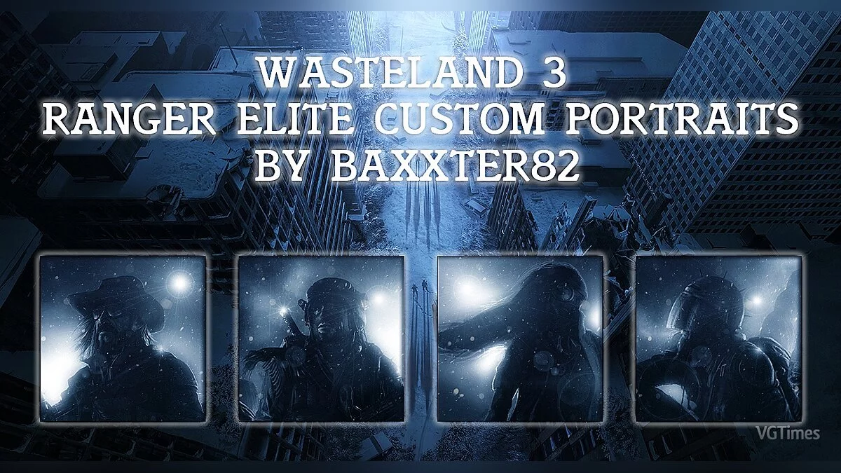 Wasteland 3 — Wasteland 2 loading screen character portraits (custom portraits HD)