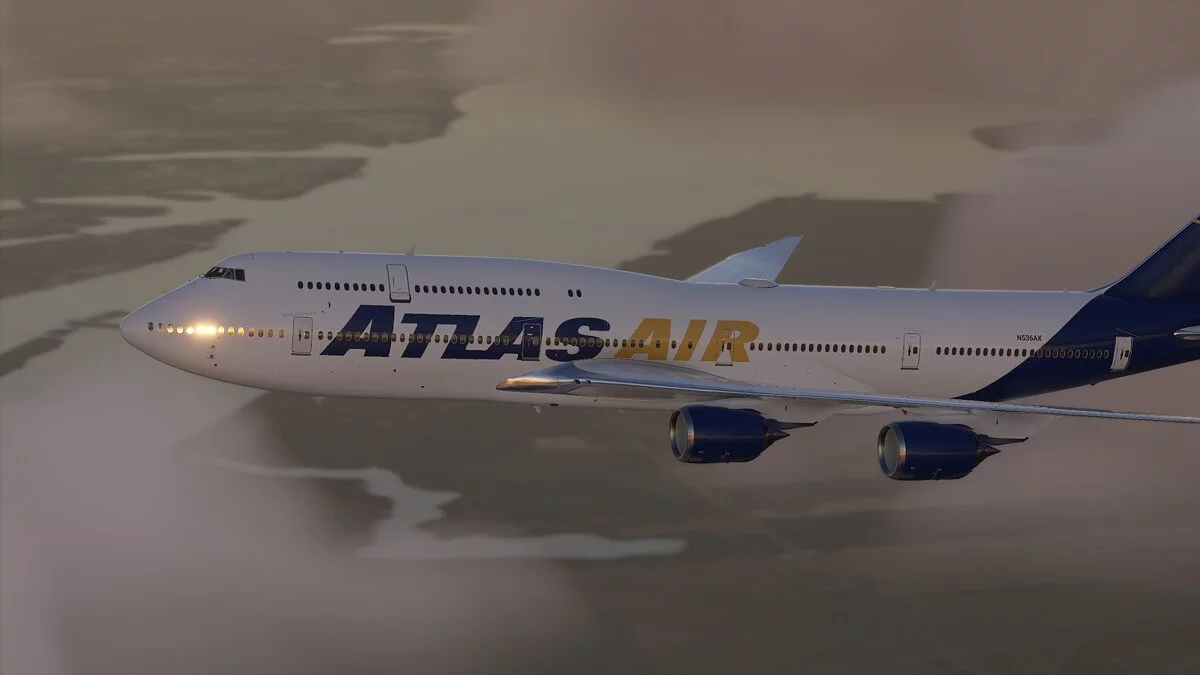 Microsoft Flight Simulator — Atlas Air logos