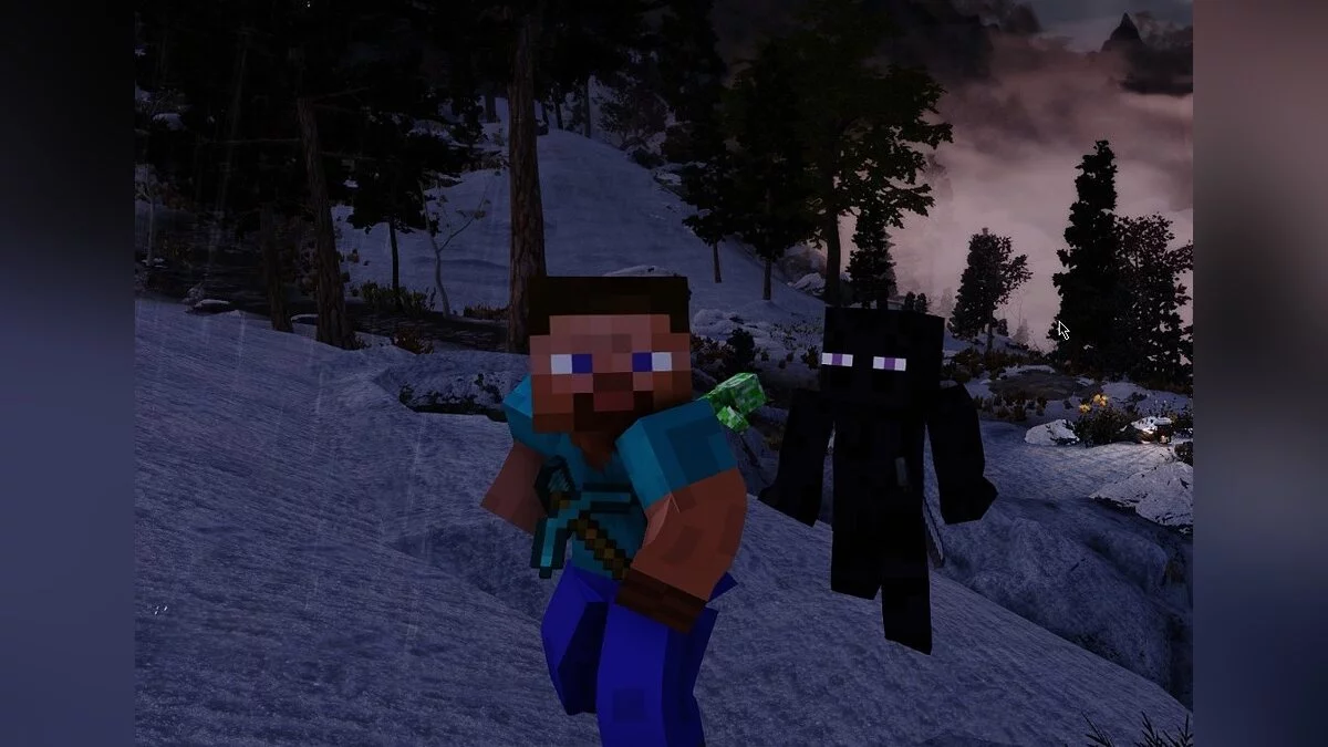 Elder Scrolls 5: Skyrim Special Edition — Minepals - Стів та моби