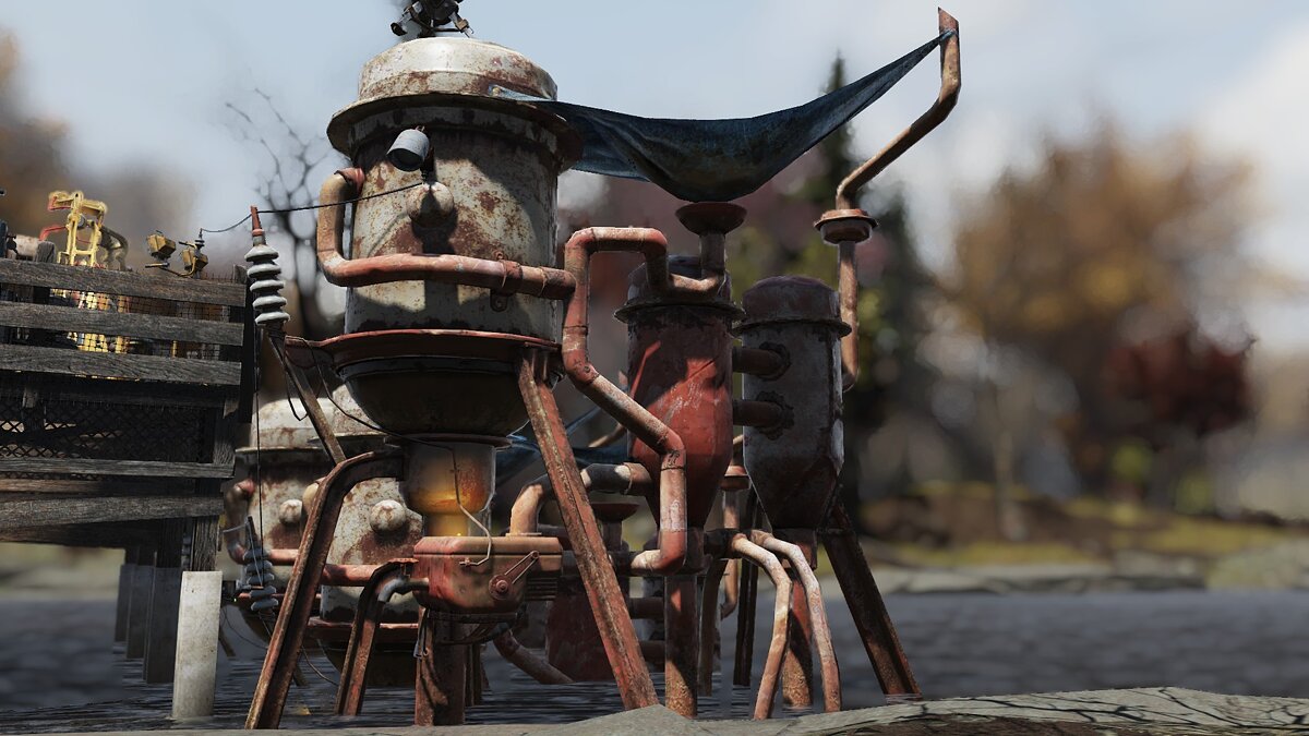 Fallout 76 — Large water purifier in 4K