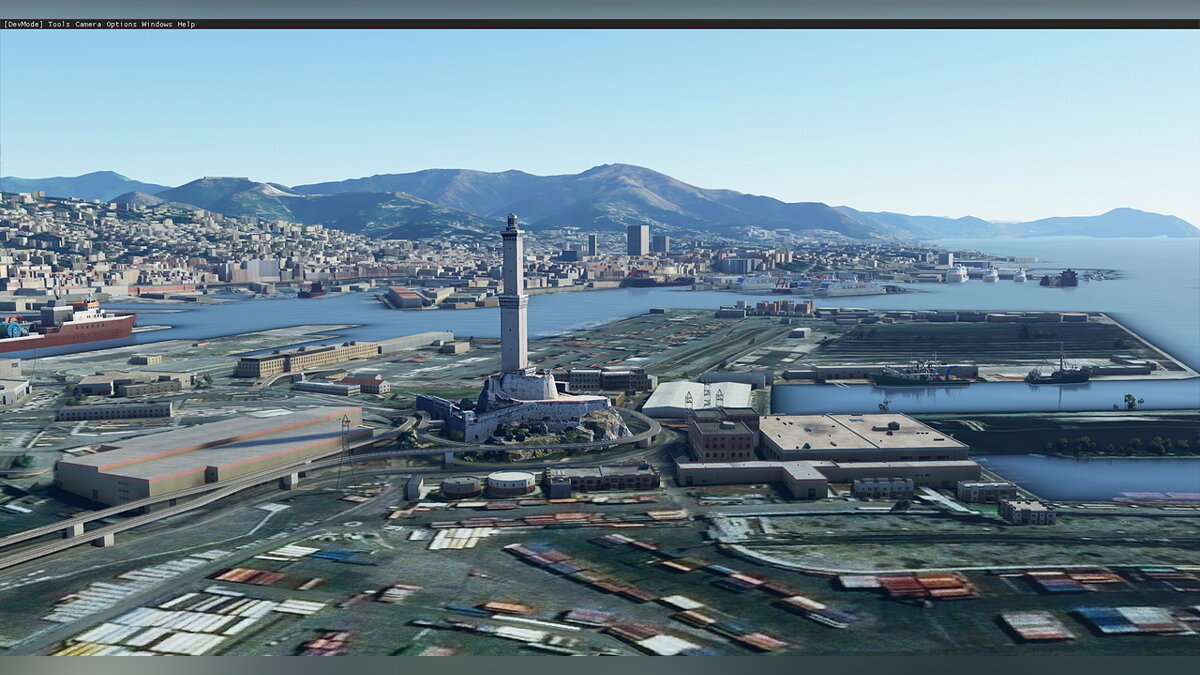 Microsoft Flight Simulator — Lighthouse Genoa