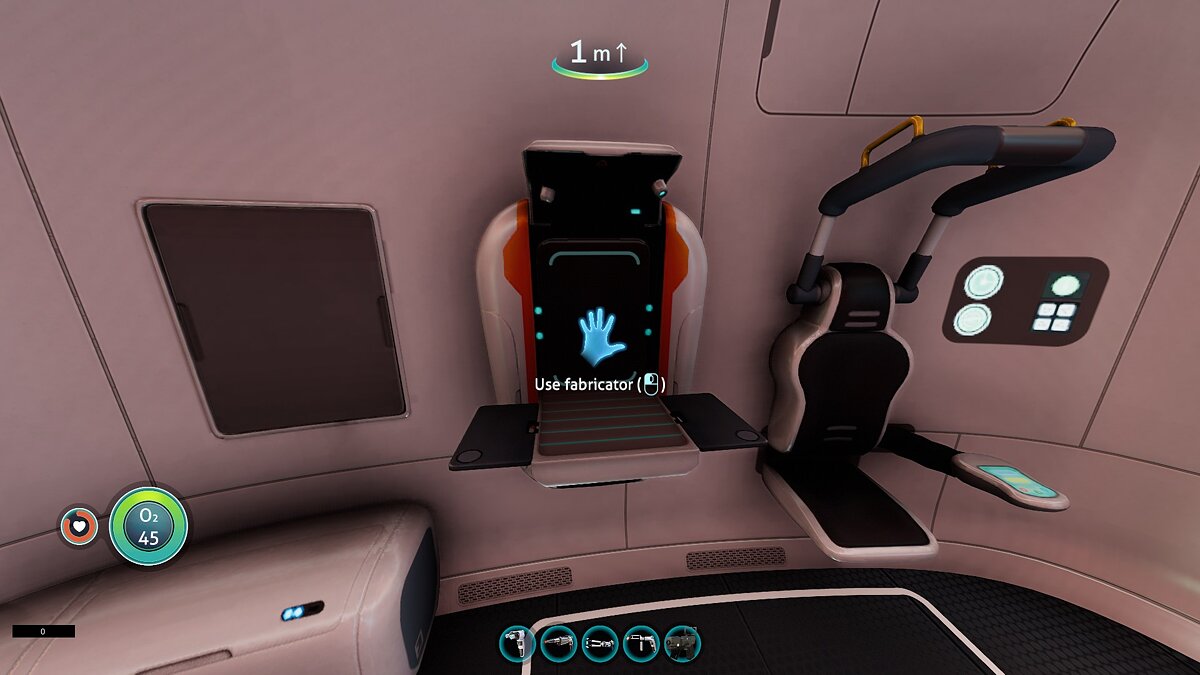 Subnautica: Below Zero — Disabling automatic closing of the fabricator