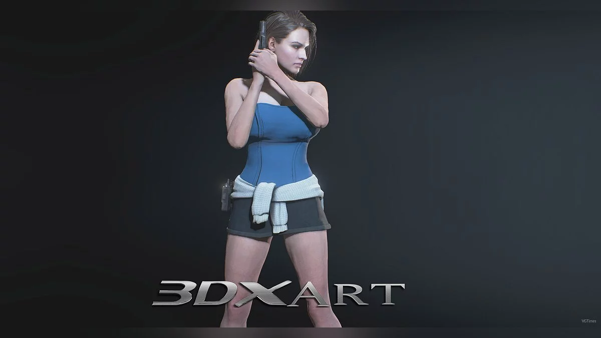 Resident Evil 3 — 3DX model and breast physics for Jill