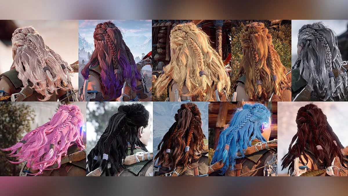 Horizon Zero Dawn — New hairstyles for Aloy