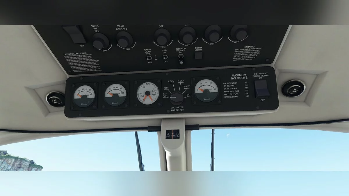 Microsoft Flight Simulator — Бежеві тони для кабіни King Air 350i