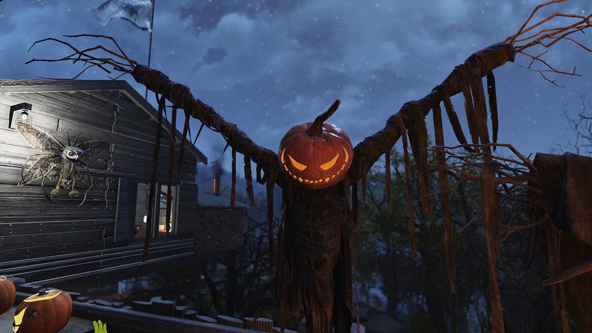 Fallout 76 — Pumpkin scarecrow