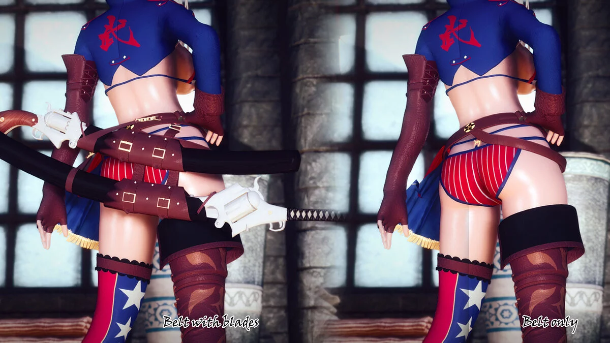 The Elder Scrolls 5: Skyrim Legendary Edition — Одежда Мусаши из аниме «Судьба/Великая Кампания: Первая Миссия»