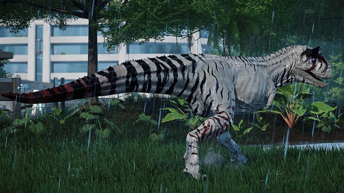 Jurassic World Evolution — Альбинос Карнотавр