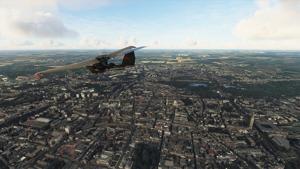 Microsoft Flight Simulator — Improved City of Amiens