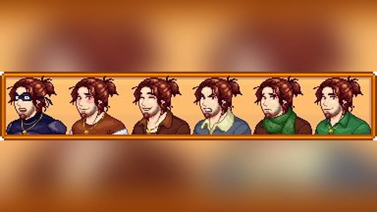 Stardew Valley — Seasonal portraits of Raphael