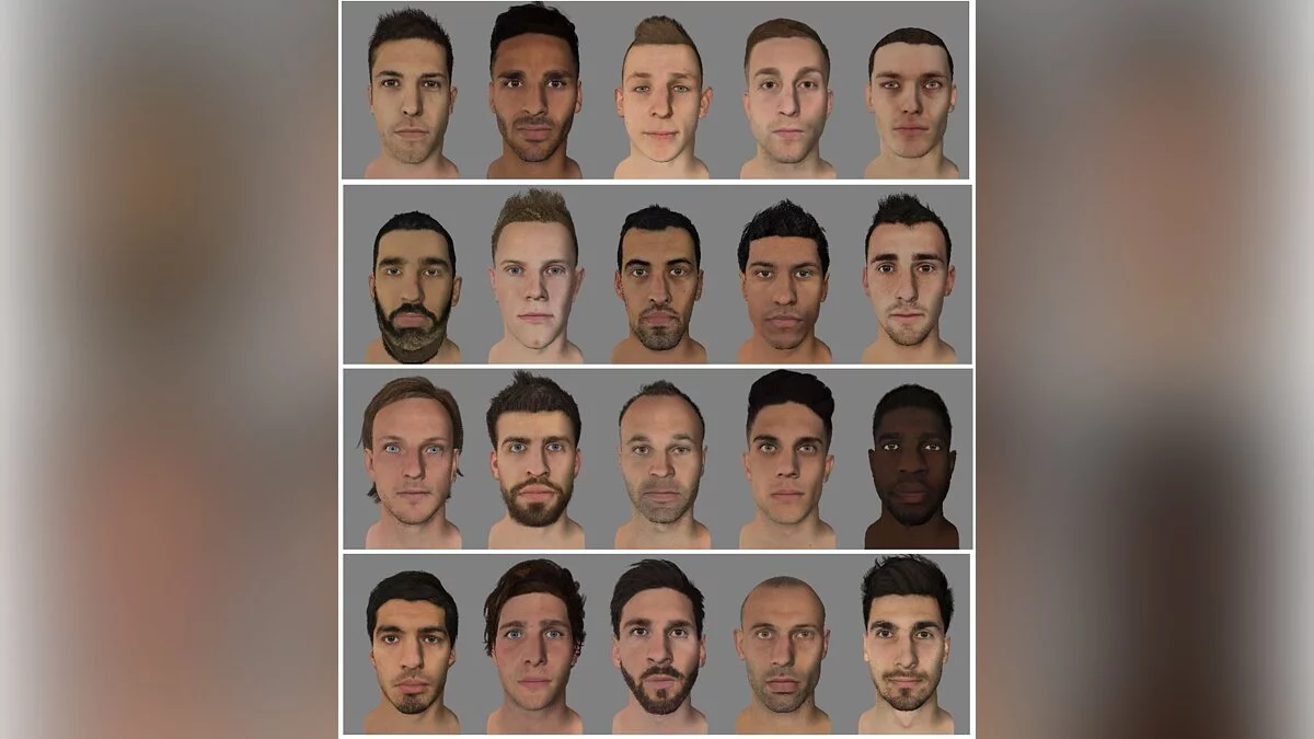 FIFA 14 — Alle Originalgesichter aus FIFA 19