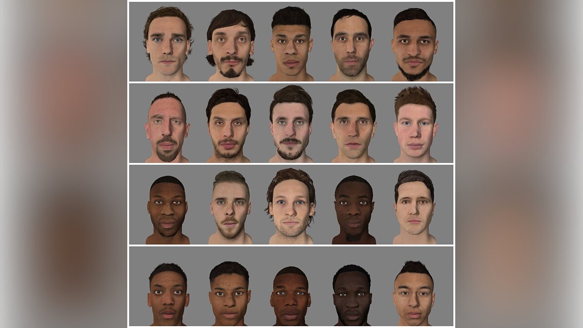 FIFA 14 — All original faces from FIFA 18