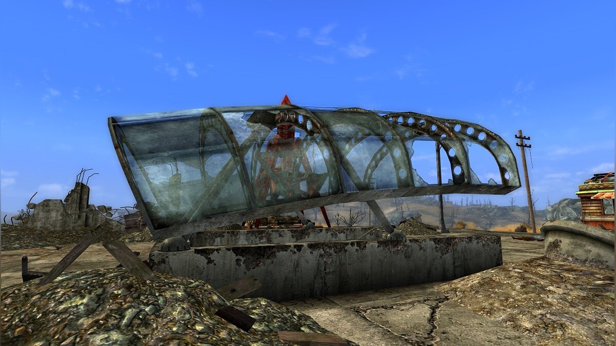 Fallout 3 — Translucent subway canopies