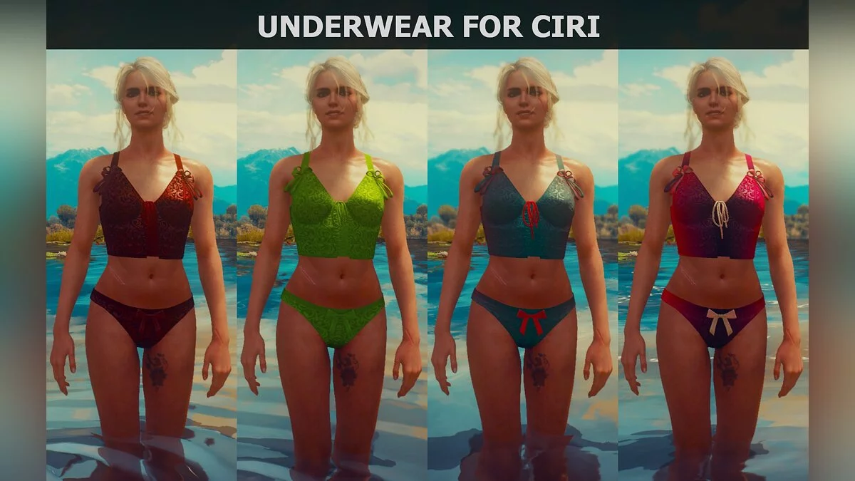 The Witcher 3: Wild Hunt - Complete Edition — Нижнее белье для Цири