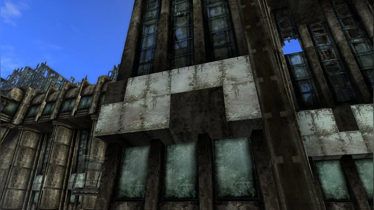 Fallout 3 — Напівпрозорі скляні будинки