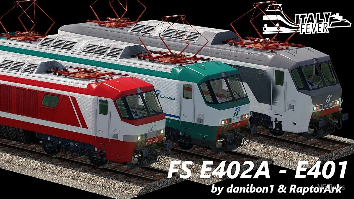 Transport Fever 2 — Italian locomotives FS E402A - E401