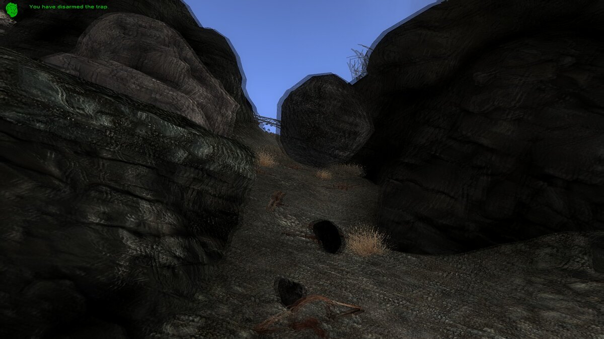 Fallout: New Vegas — Falling boulders without radial blur