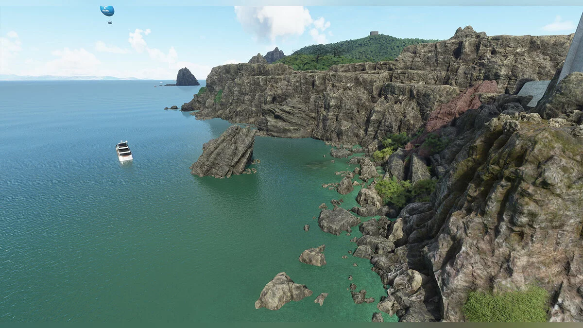 Microsoft Flight Simulator — Coastline of Italy