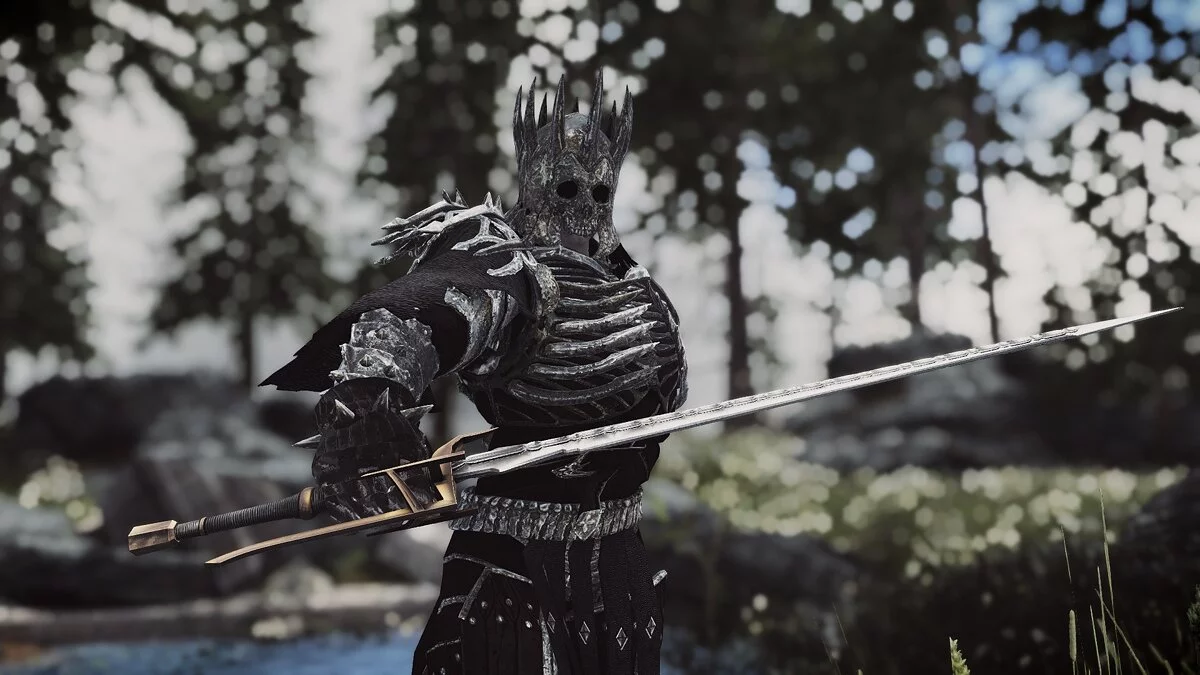 Elder Scrolls 5: Skyrim Special Edition — Eredin's armor from the game "The Witcher 3: Wild Hunt"