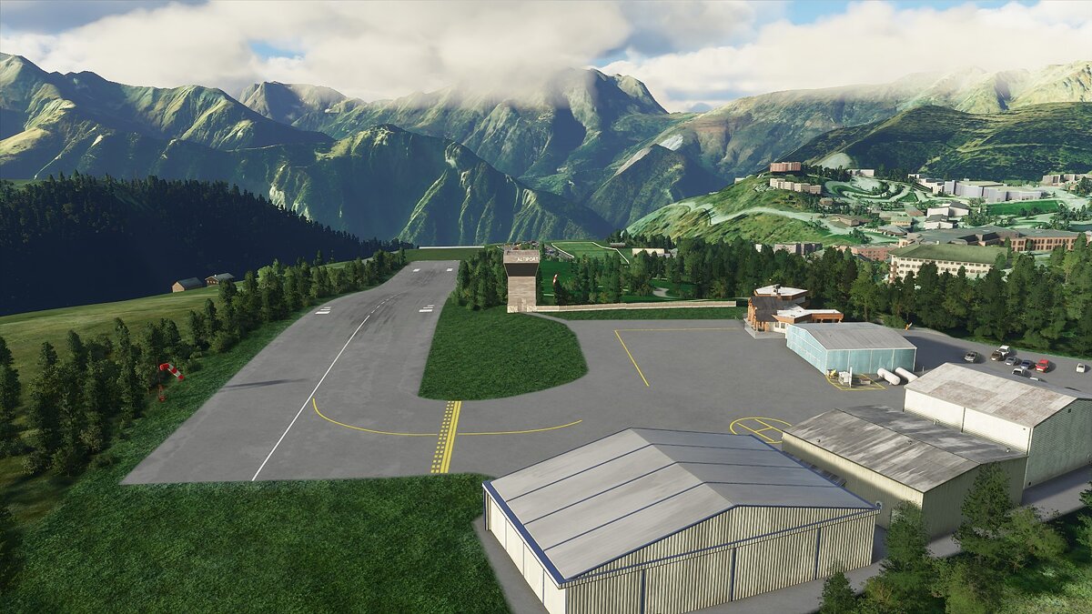 Microsoft Flight Simulator — Alpe d'Huez Airport