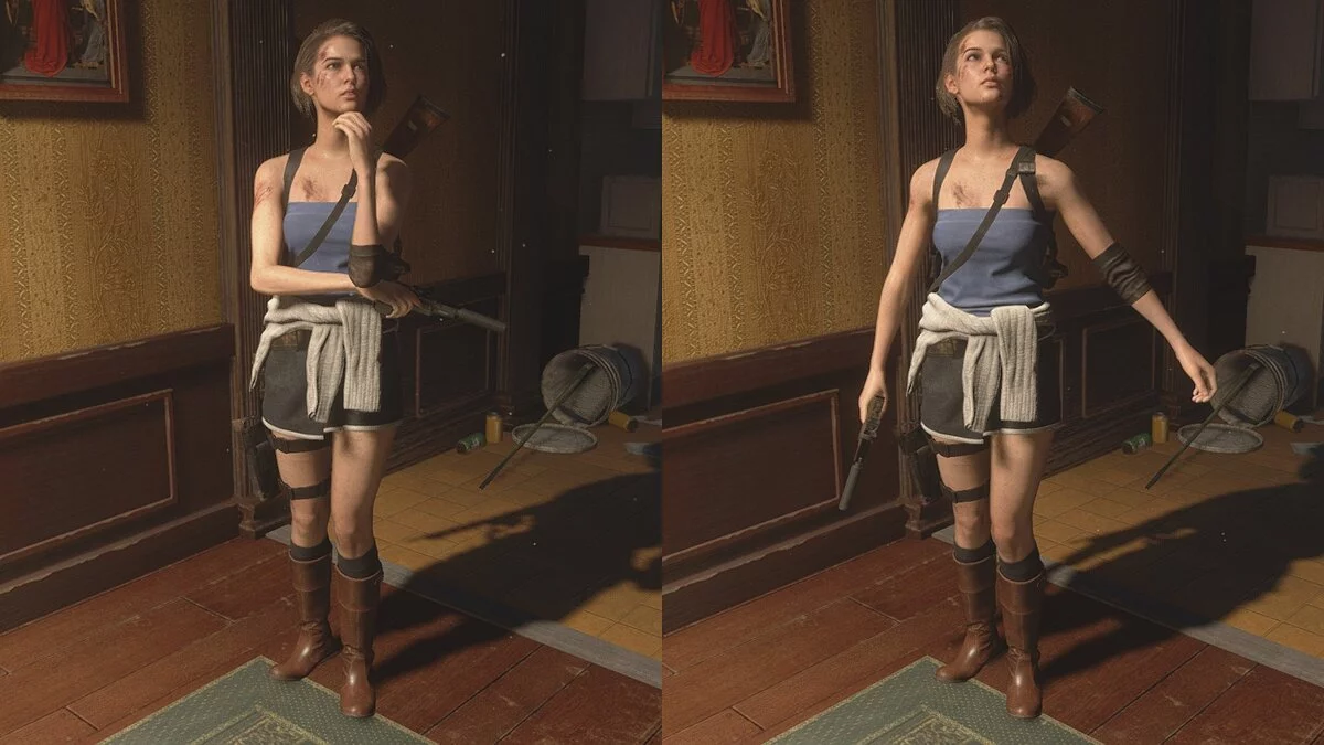 Resident Evil 3 — Специальные анимации для Джилл